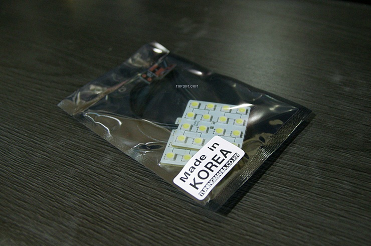 뉴아반떼XD - 실내에 형광등(?) 달다